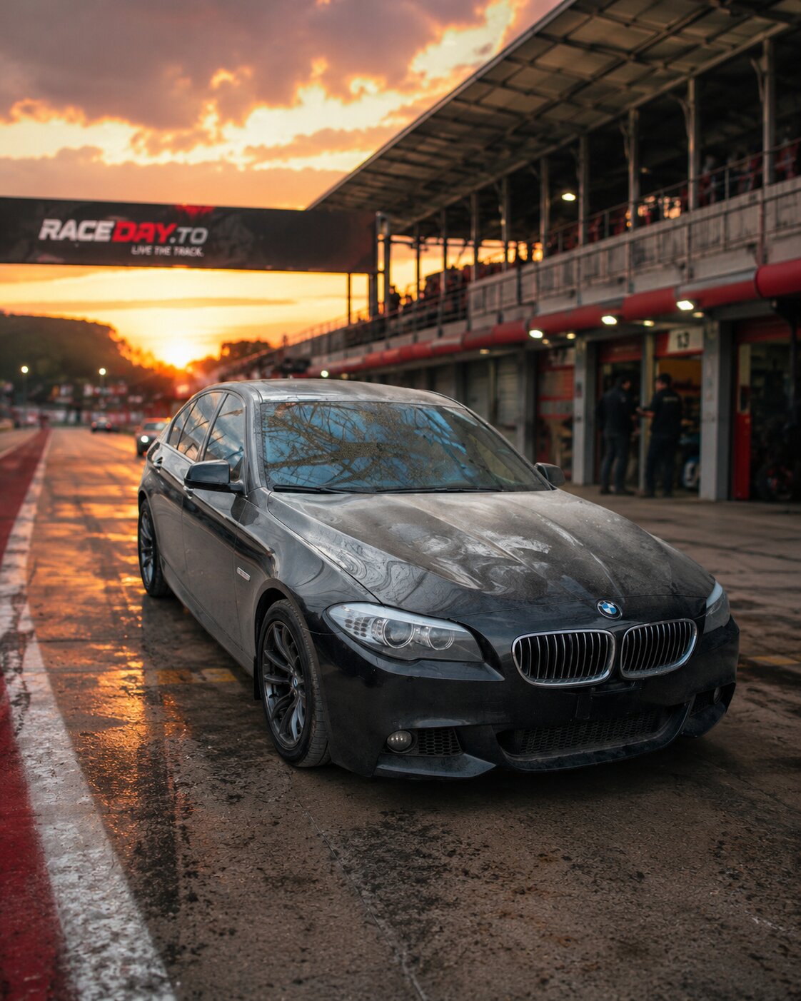 BMW 535i M en pista cerca de La Plata, Buenos Aires, Argentina
