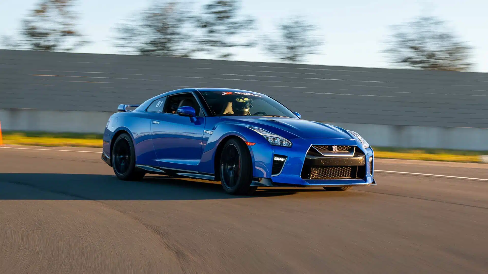 Nissan GT-R Premium on track